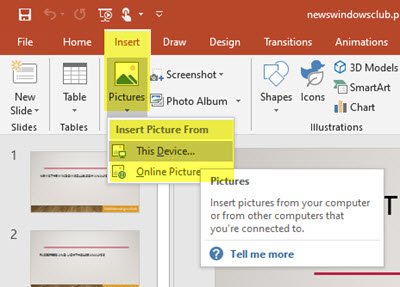 Remove background of image using PowerPoint