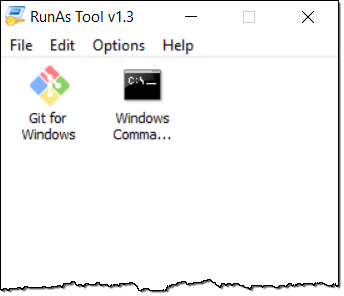 RunAsTool windows