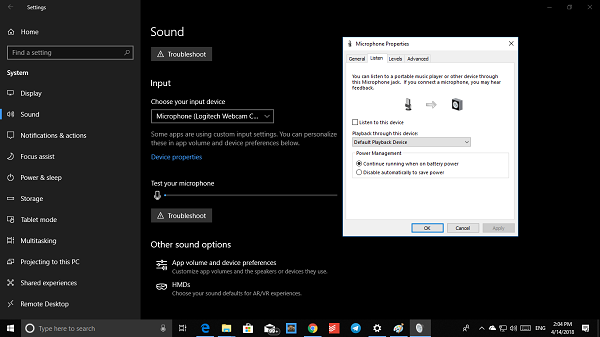 As the gradual transition of classic Windows settings continues Set upwards Preferred Speaker Microphone for Apps via Windows 10 Settings