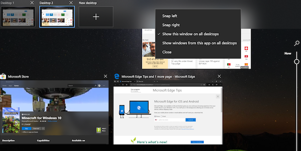 How to role Timeline characteristic inward Windows 10 this characteristic volition buy the farm on rails of what y'all had been doing on your Windows How to role Timeline characteristic inward Windows 10