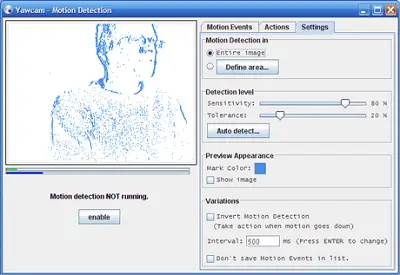 Yawcam Webcam Software for Windows 10