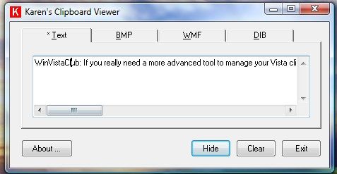 Windows Clipboard Viewer