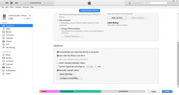 How To Sync Iphone To Itunes On Windows 10