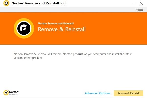 download and run the norton remove and reinstall tool