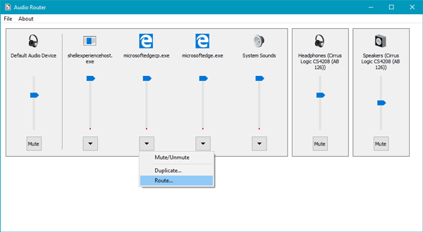 Audio Router for Windows PC