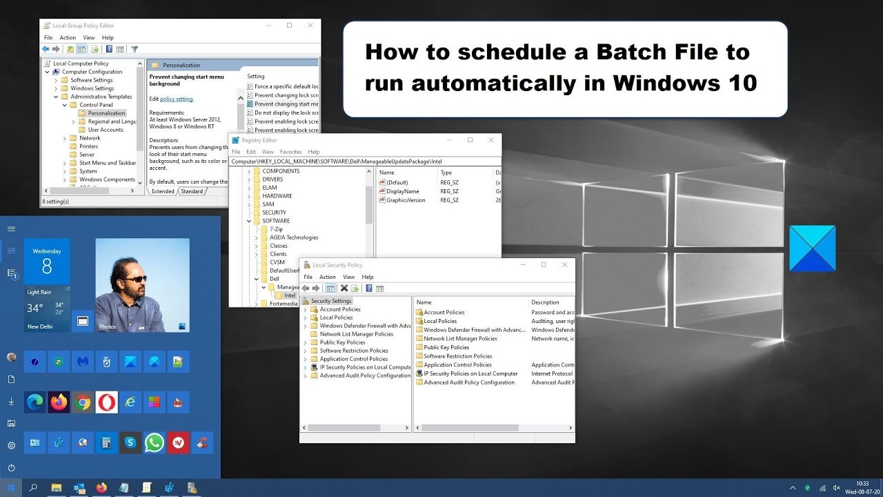 How to schedule a Batch File to run automatically on Windows 11/10