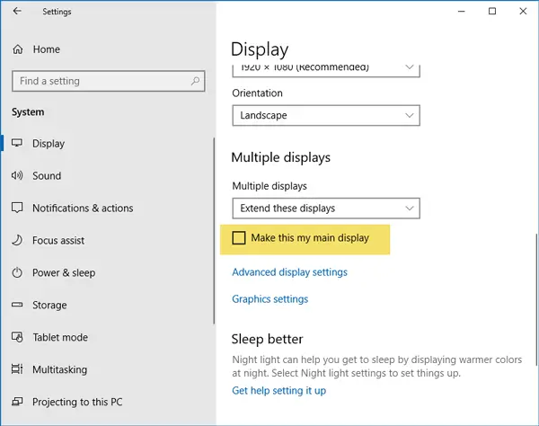 Desktop Icons Moved From Primary Monitor To Secondary Monitor