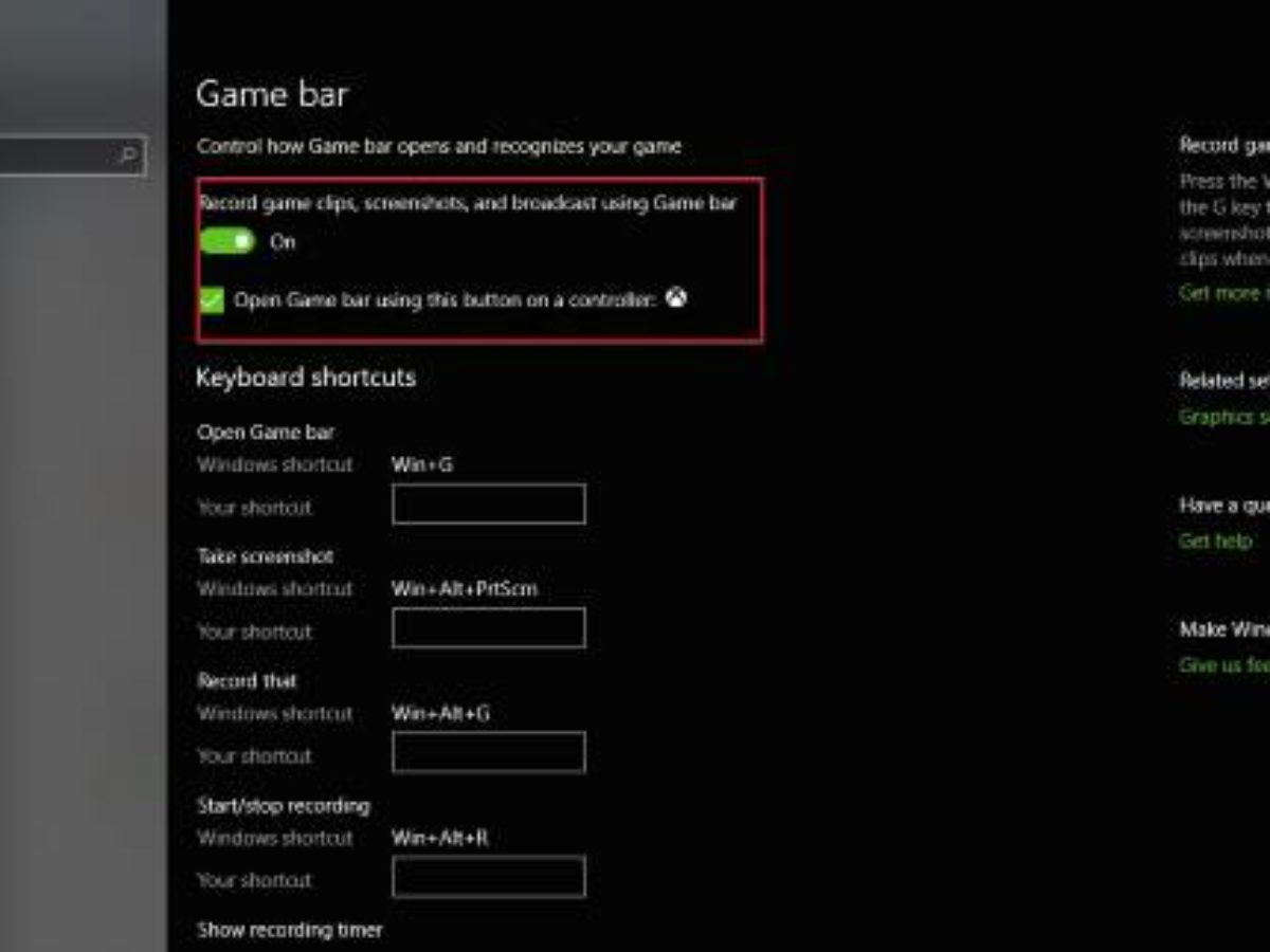 Windows 10 Xbox Game Bar Not Working Or Opening