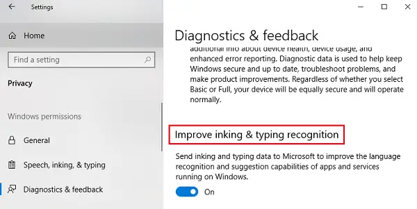 Improve inking & typing recognition