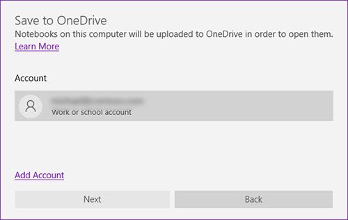 Move OneNote 2016 notebooks from PC to OneDrive