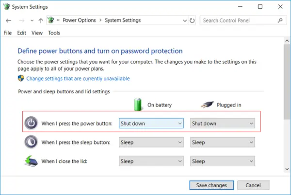 How to disable Update and Shutdown in Windows 10