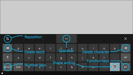 Text to Speech Eye Control in Windows 10