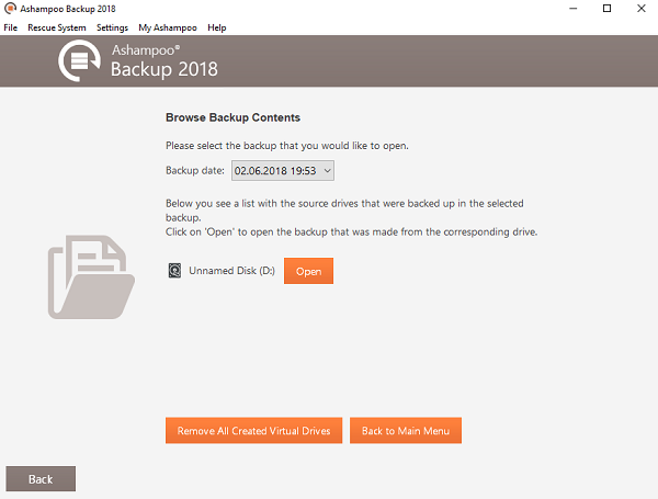 Ashampoo Backup 2018 lets you lot backup as well as restore entire disk partitions amongst ease Anyone who has seen their calculator laissez passer on a difficult drive fault understands the dread Ashampoo Backup 2018 lets you lot backup as well as restore entire disk partitions amongst ease