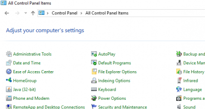 Manually enable the latest Java version on Windows systems