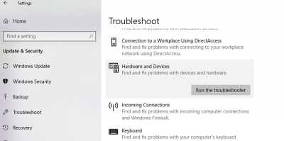 Application has been blocked from accessing Graphics hardware