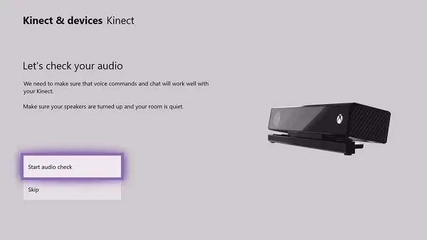 Kinect Audio Configuration