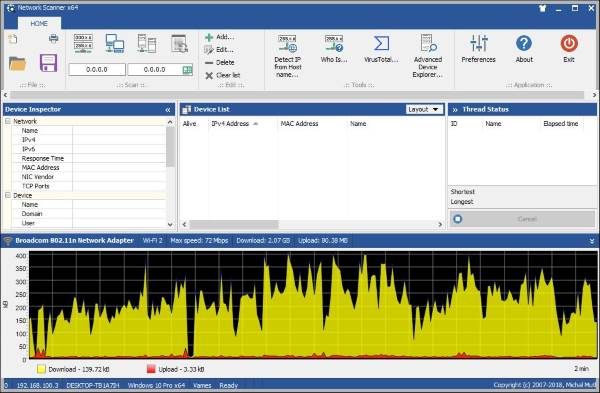 MiTeC Network Scanner for Windows