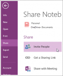 How to Share OneNote notebook during a meeting
