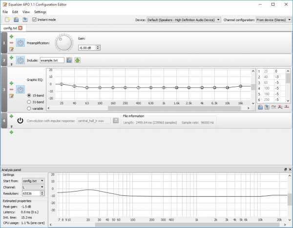 Equalizer Apo 1