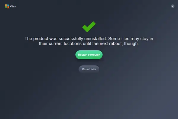 How to get rid of avg antivirus free