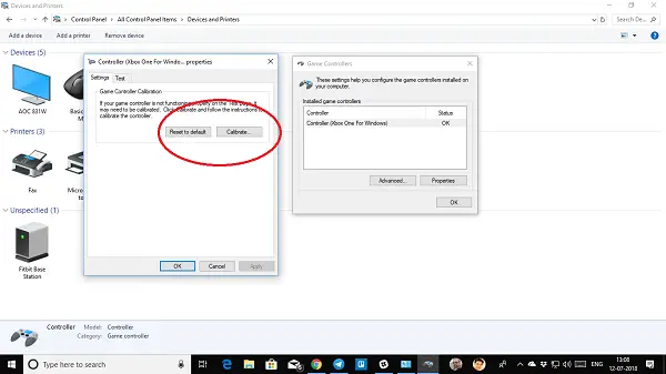 Calibrate Option in Windows 10 PC