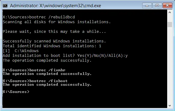 How To Rebuild Bcd Or Boot Configuration Data File In Windows 11/10