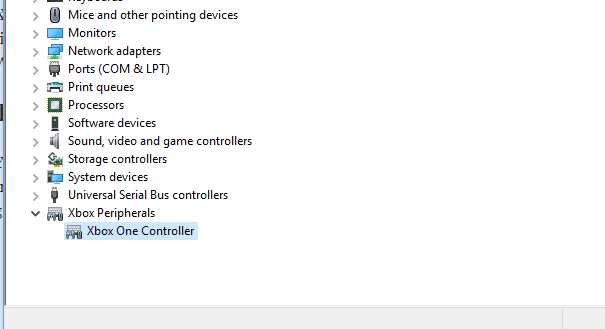 Scan for Xbox Controller on Windows 10 PC