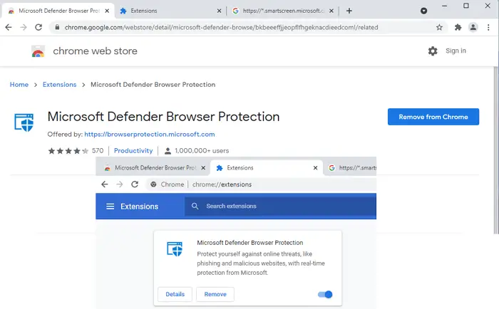 SmartScreen Extension Microsoft Edge