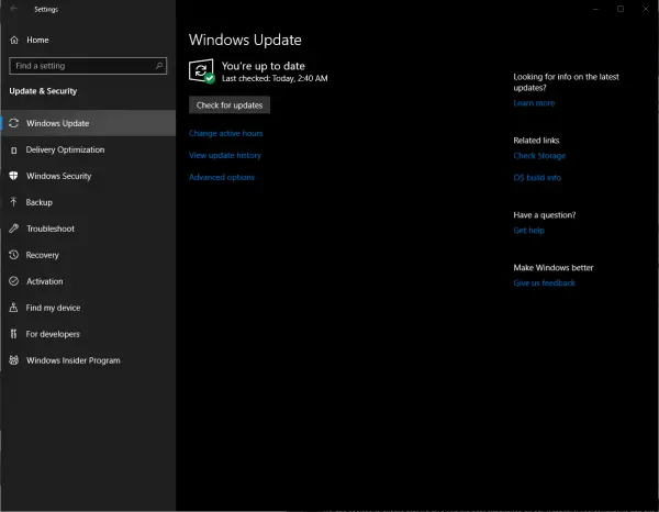 Windows 10 Service Stack Updates