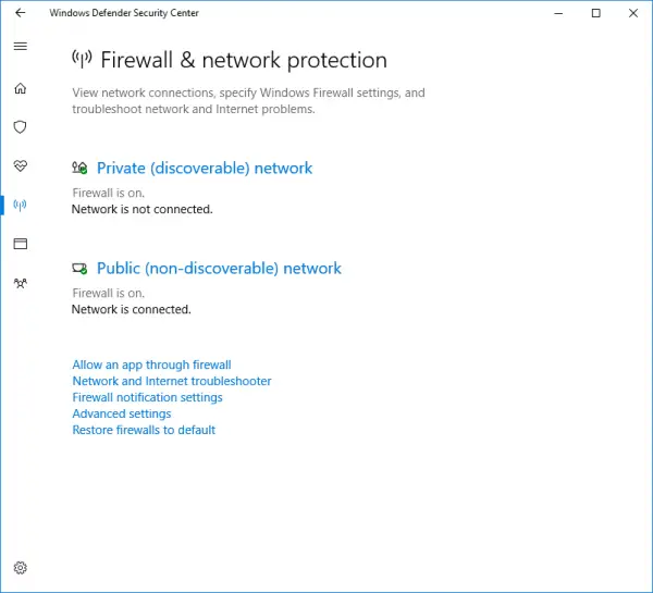 Firewall Change 1