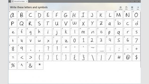 Microsoft Font Maker