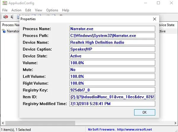 AppAudioConfig: Change Sound settings of multiple applications at once