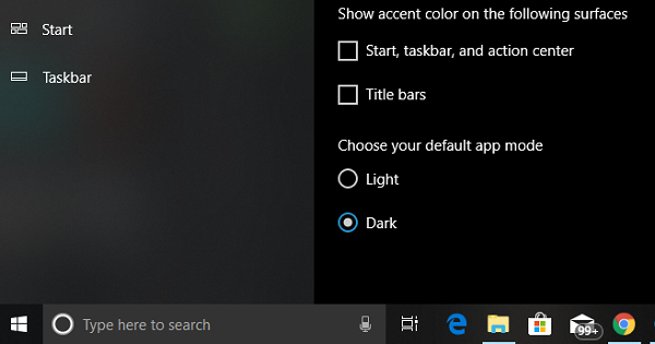 Black Cortana Search box