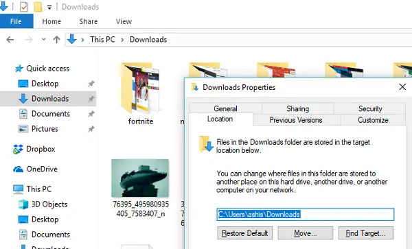 unmerge Downloads folder