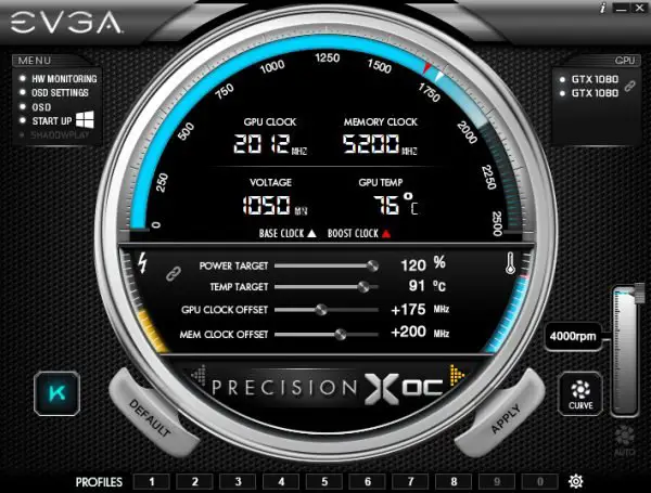 Overclocking software