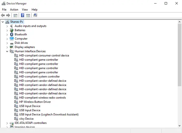 HID Compliant TouchScreen Driver is missing from Device Manager - 44