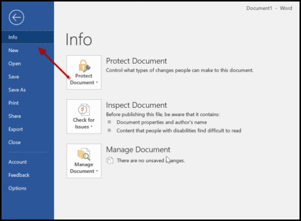 Track the Total Editing Time in Word document