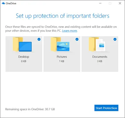 OneDrive Folder Protection