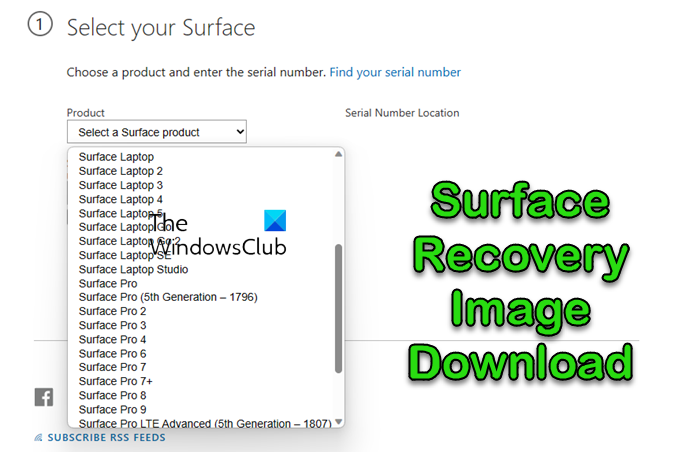 Surface Recovery Image