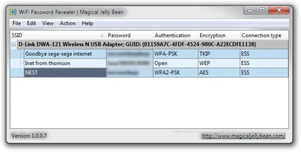 WiFi Password Revealer & Finder software