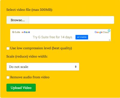  Video format has transcend away the trend as well as alongside Facebook Best tools to cut back Video file size online as well as offline