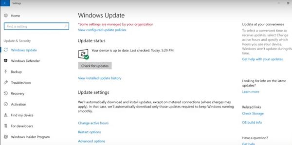 Windows 10 Update Servicing Cadence