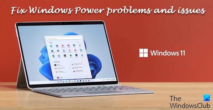 Fix Windows Power problems and issues