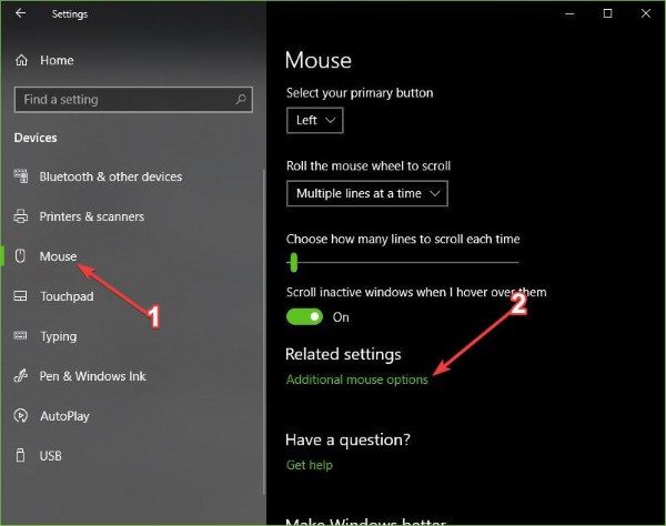 How to Turn Off Mouse Acceleration in Windows 10