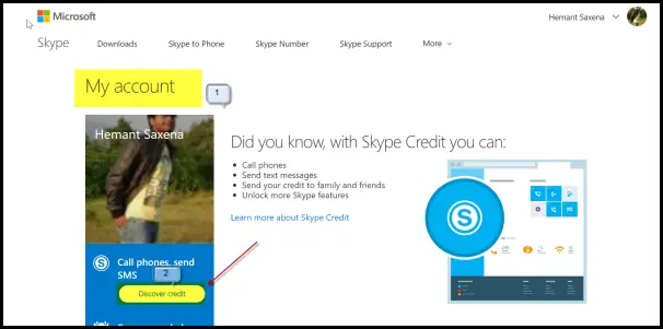 Skype login