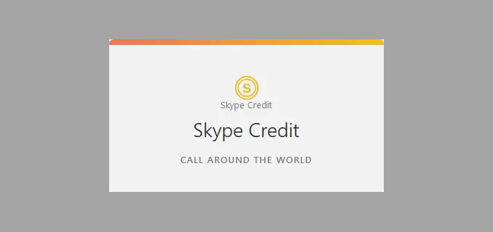 Skype Subscription and Skype Credit