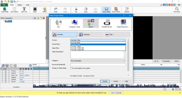 Express Animate A Free Video Editor Animation Software For Windows