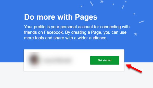 How to convert Facebook Profile to Page
