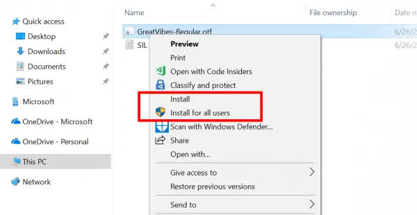 How to Install Fonts in All Versions of Windows - Simple Help