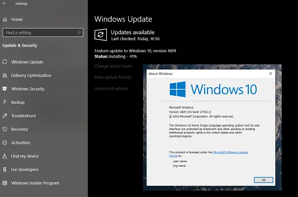 Windows 10 October 2018 Update problems